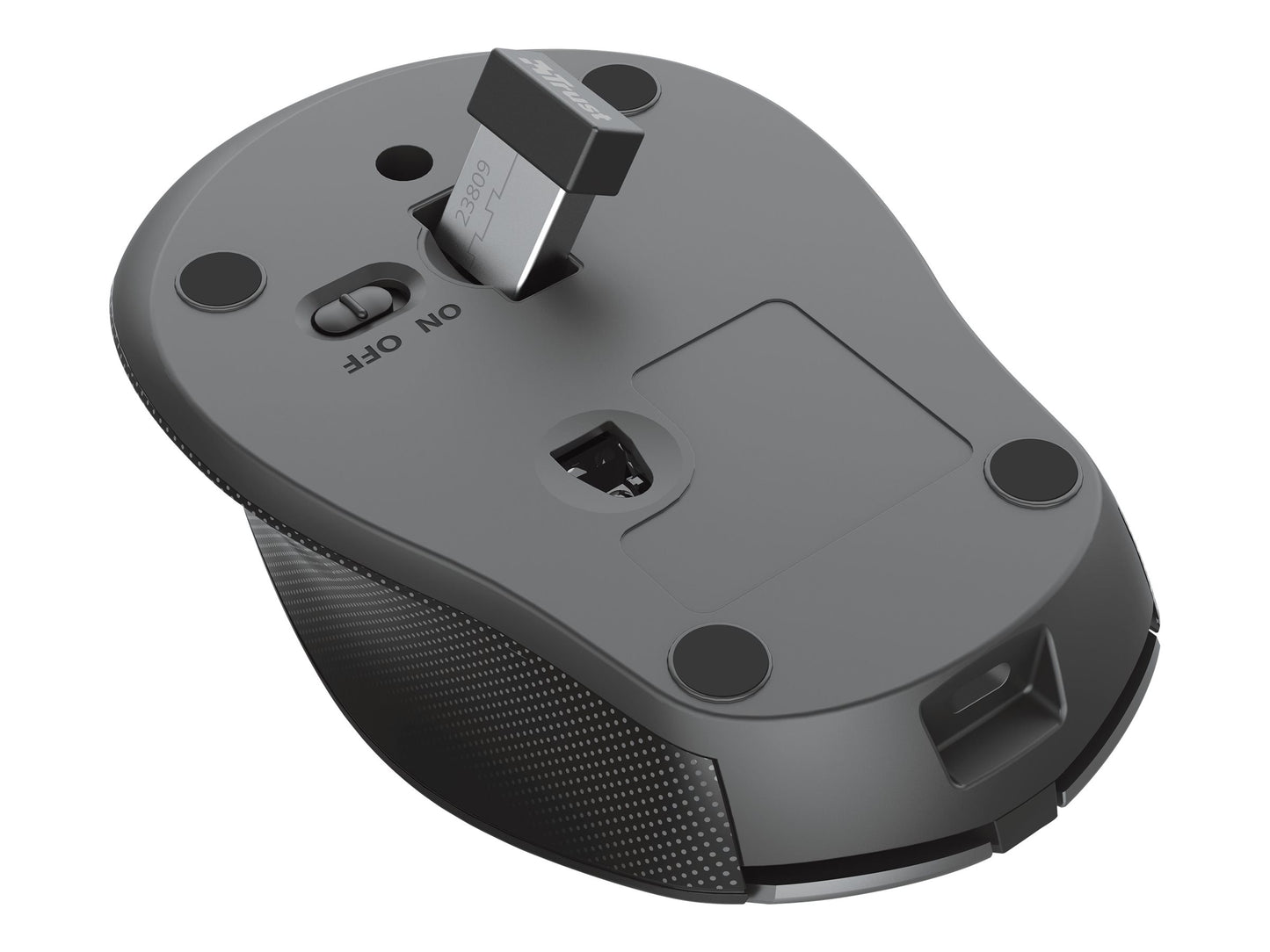 TRUST Souris sans fil ZAYA rechargeable - Noire