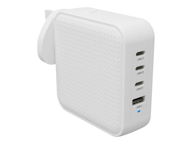 TARGUS Hyper HyperJuice 100W USB-C GaN Travel Charger 3C+1A - White