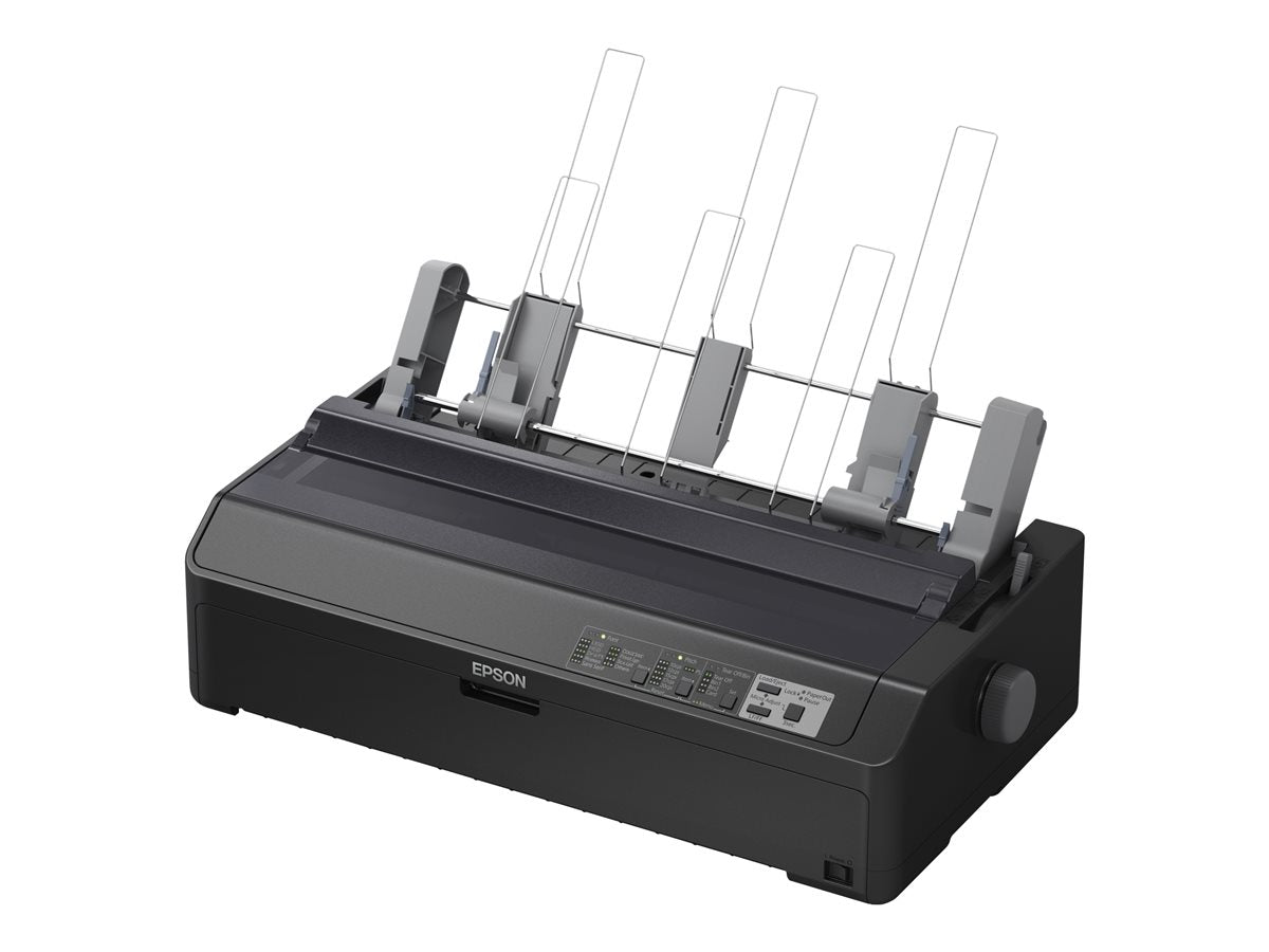 EPSON LQ 2090IIN Printer Mono dot-matrix Roll 21.6 cm 406.4mm width 420x364mm 360x180dpi 24pin 584char/sec parallel USB LAN