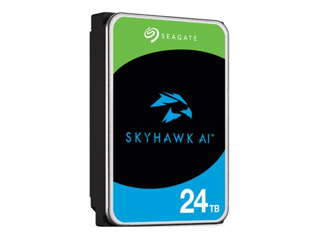 SEAGATE Surveillance Video Optimized AI Skyhawk 24To HDD SATA 6Gb/s 512Mo cache 3.5p CMR Helium