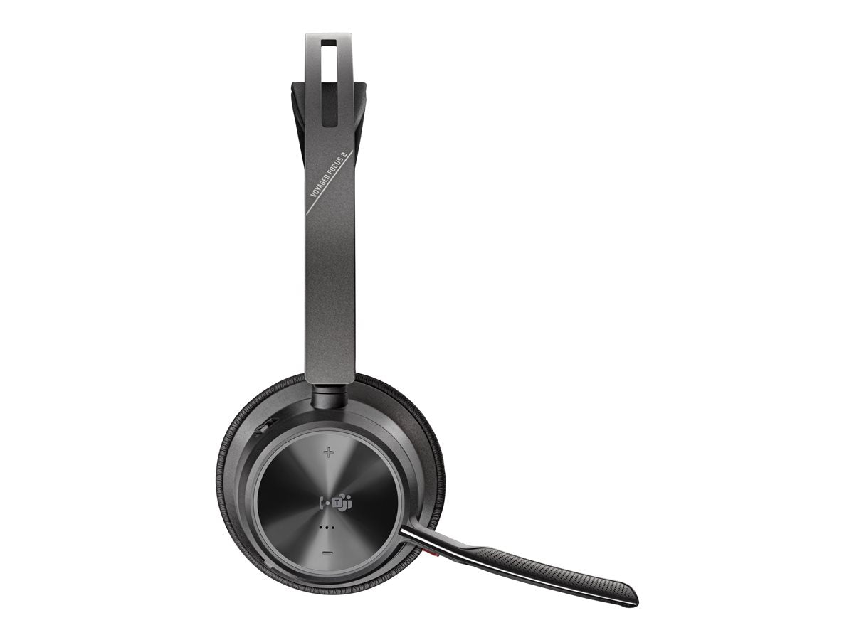 HP Poly Voyager Focus 2 Microsoft Teams Certified USB-C-C Headset +USB-C/A Adapter