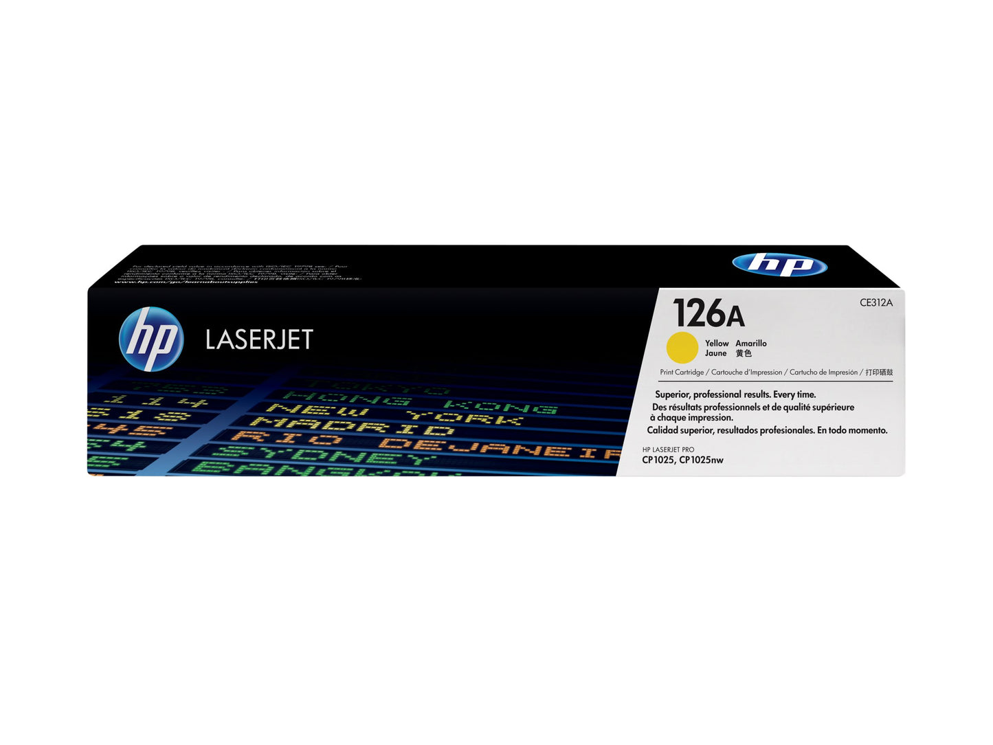 HP 126A original LaserJet Toner cartridge CE312A yellow standard capacity 1.000 pages 1-pack