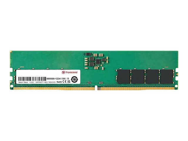 TRANSCEND 16Go JM DDR5 4800 U-DIMM 1Rx8 2Gx8 CL40 1.1V