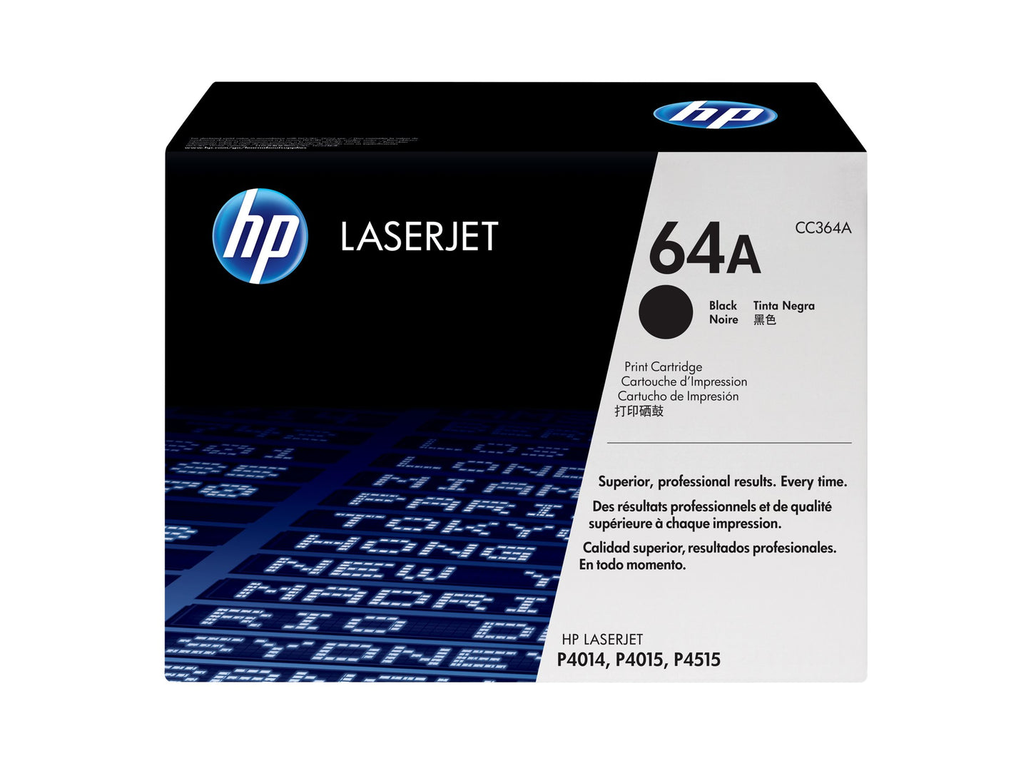 HP 64A original LaserJet Toner cartridge CC364A black standard capacity 10.000 pages 1-pack Smart Printing Technology