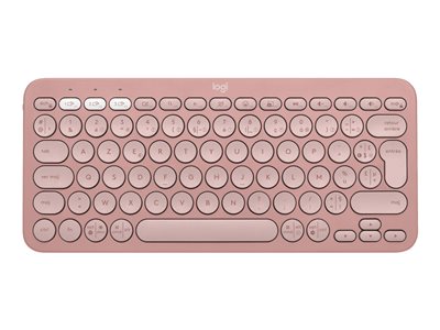LOGITECH LOGITECH Pebble Keys 2 K380s - TONAL ROSE - (FRA) - BT - N/A - CENTRAL-419 - UNIVERSAL