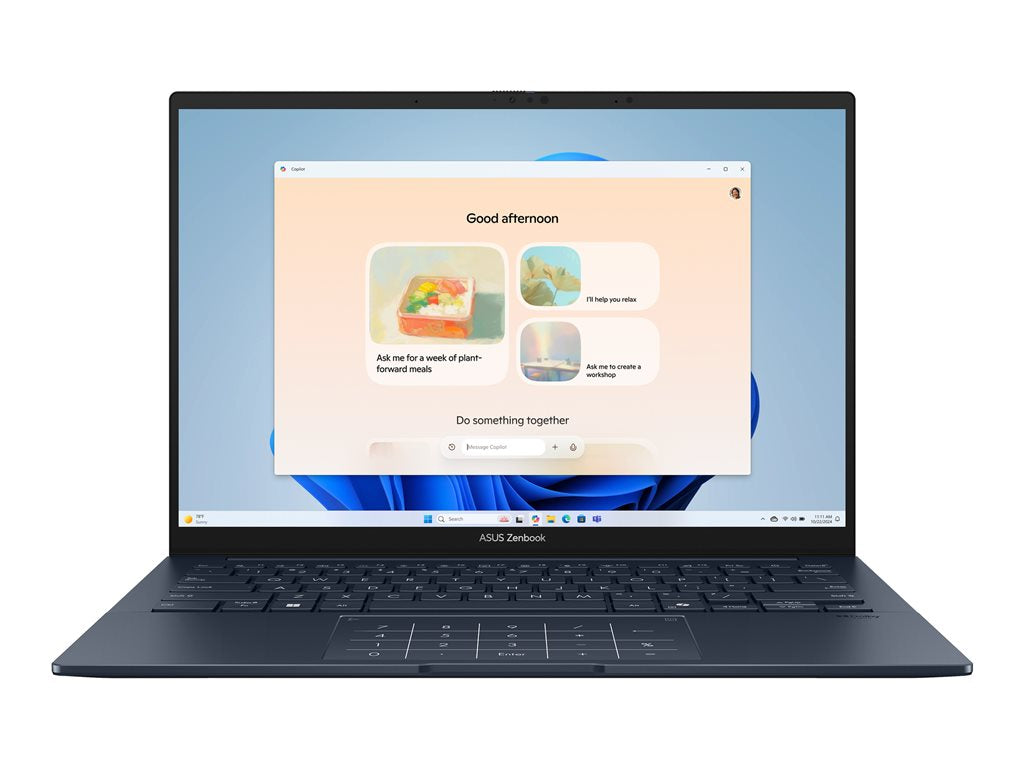 ASUS ASUS Zenbook UX3405CA-DICQD1120X Intel Core Ultra 5 225H 14p WUXGA LPDDR5X 16Go 512Go PCIE G4 SSD Intel Arc Graphics W11P Blue