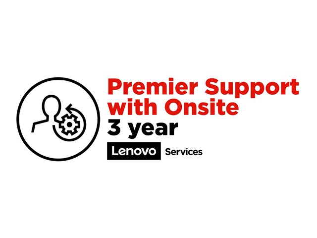 LENOVO Mise à niveau de 3 ans de service sur les lieux à 3 ans de Premier Support