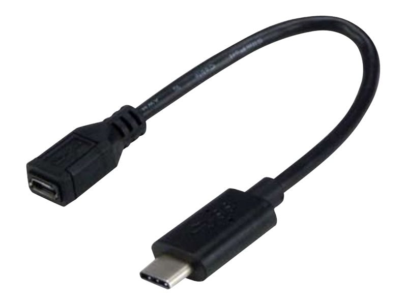 MCL Adaptateur USB 3.1 type C / USB 2.0 micro B femelle - 17cm (P)