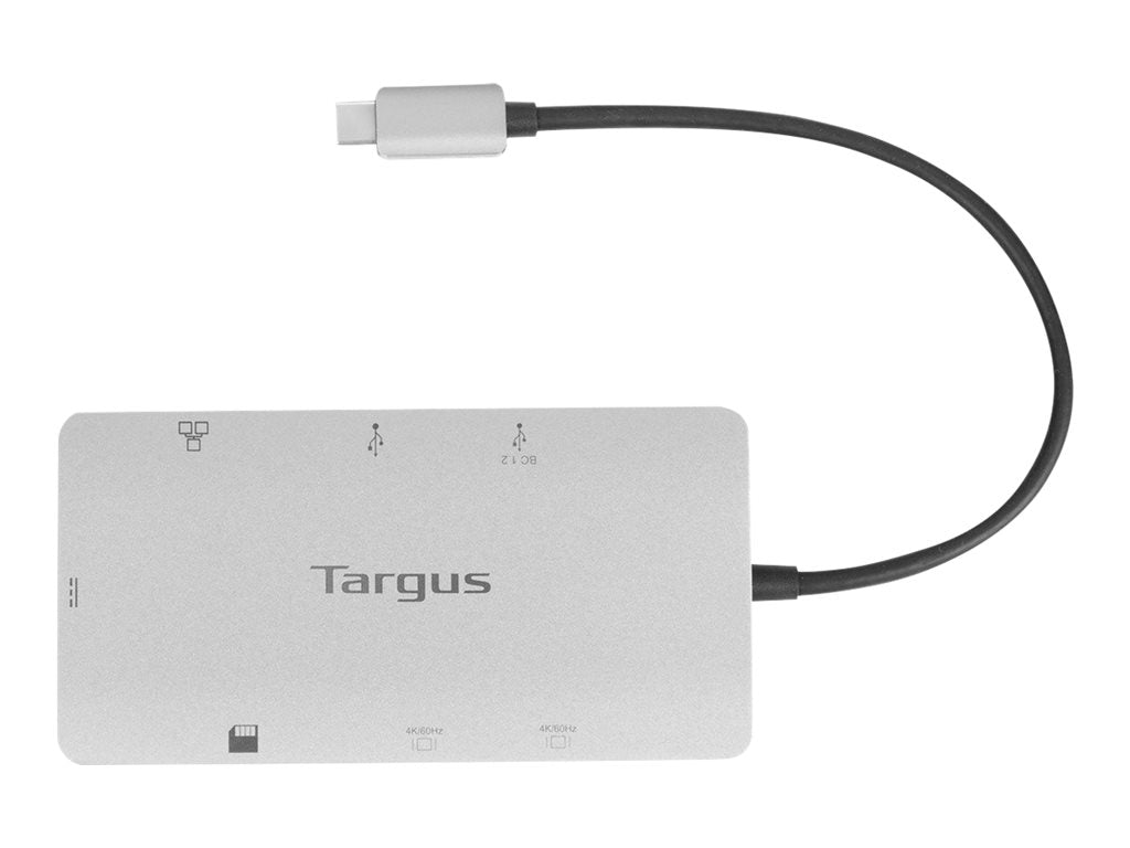 TARGUS USB-C Universal Dual HDMI 4K Docking Station with 100W Power Delivery Pass-Thru