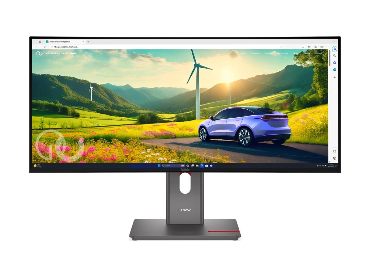 LENOVO LENOVO ThinkVision P34WD-40 34p 3440x1440 IPS 120Hz USB-C docking 140W Speakers 2x3W Daisy Chain KVM/eKVM TrueSplit Smart sensor