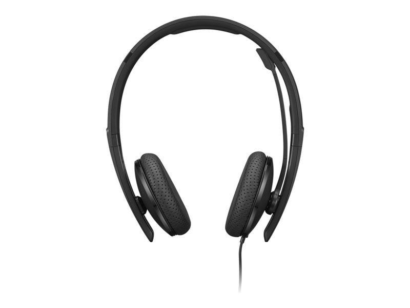LENOVO LENOVO - Micro-casque - sur-oreille - filaire - USB-C - noir - certifié Zoom