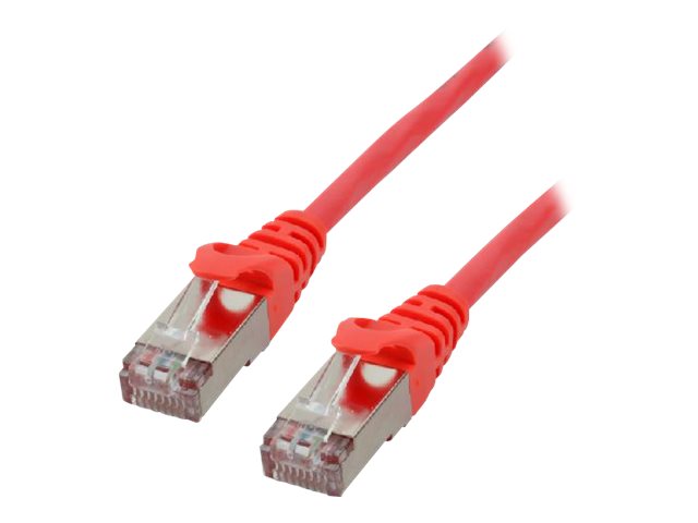 MCL-SAMAR MCL Cordon de brassage RJ45 CAT 6 F/UTP - 3m Rouge (P)