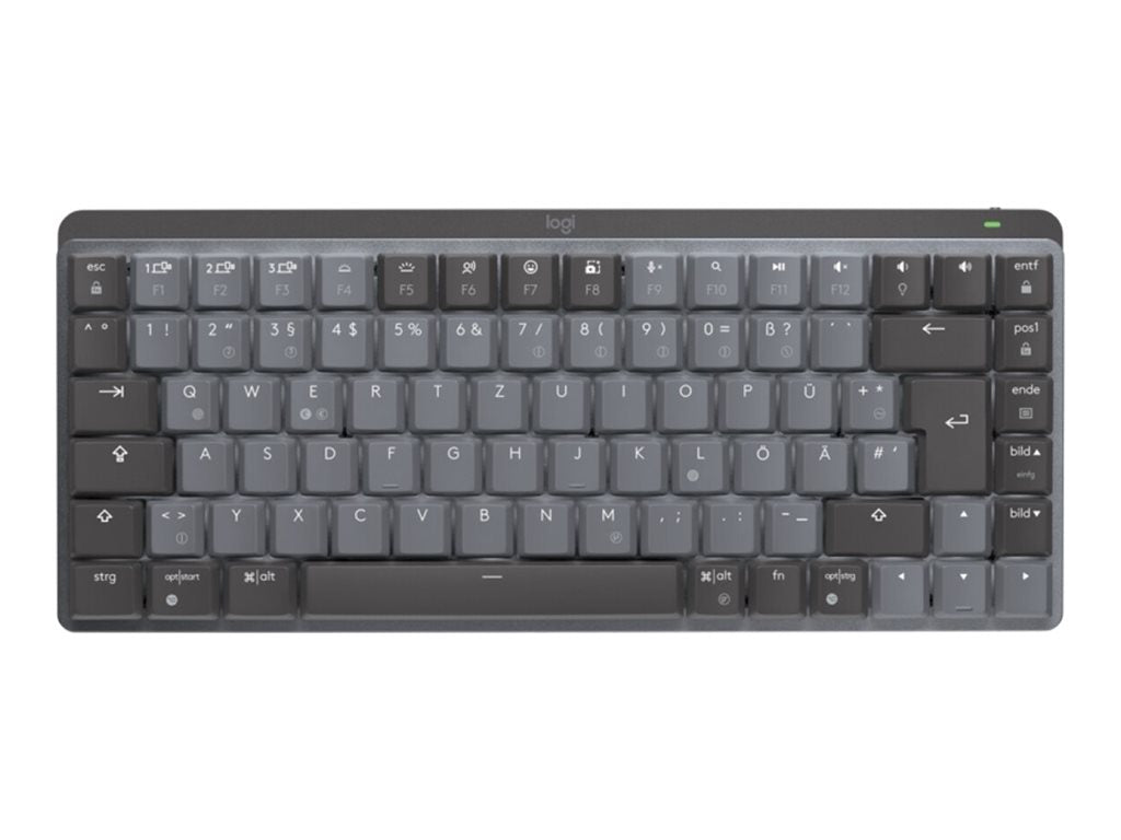 LOGITECH LOGITECH MX Mechanical Mini Minimalist Wireless Illuminated Keyboard - GRAPHITE - (FR) - 2.4GHZ/BT - N/A - CENTRAL - TACTILE