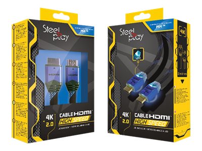 STEELPLAY 4K 2.0 HDMI High Speed Ultra HD LED Cable 2m PS4/PS3