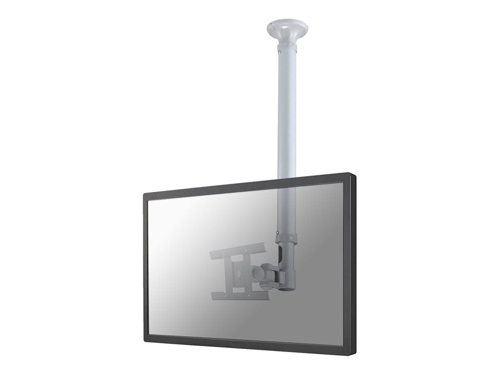 NEOMOUNTS FPMA-C100SILVER Support de plafond pour écran de 10-30p - h 79-129 cm