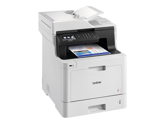 BROTHER BROTHER DCP-L8410CDW Multifonction 3-en-1 laser couleur avec Réseau Wifi 31ppm recto verso