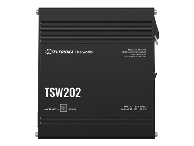 TELTONIKA NETWORKS TSW202 Layer2/L3 Managed PoE+ and SFP Ethernet switch