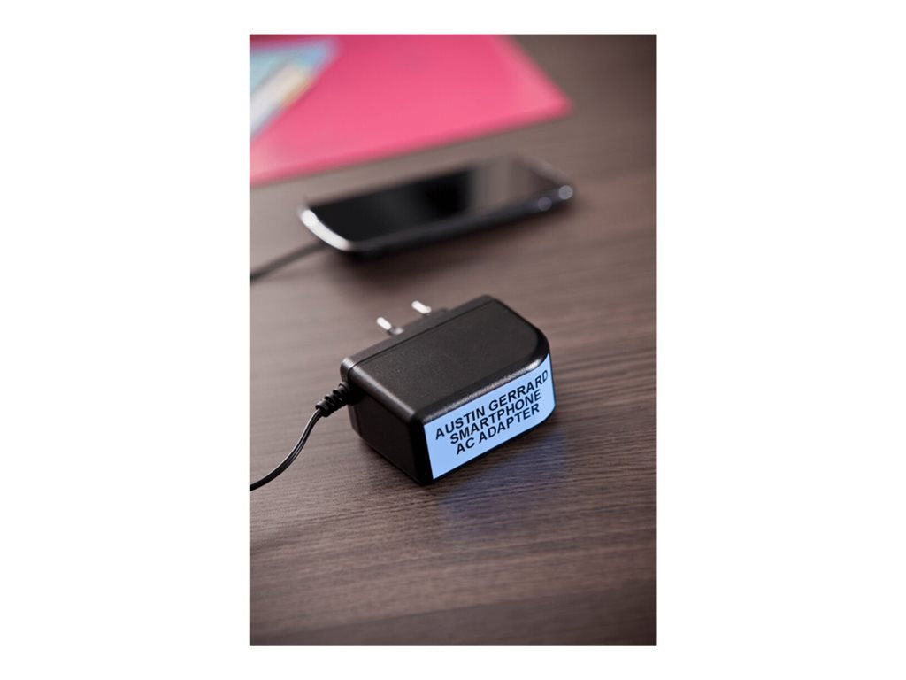 BROTHER P-TOUCH TZE-541 noir sur bleu 18mm