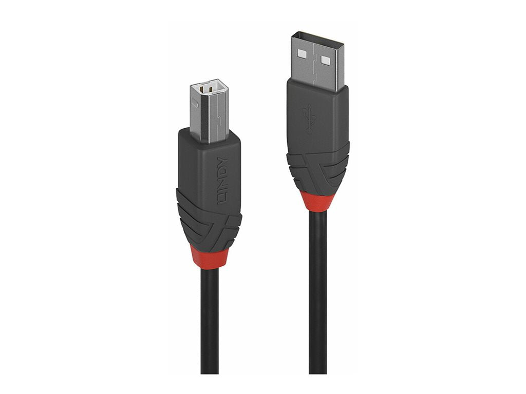 LINDY Câble USB 2.0 type A vers B Anthra Line 7.5m