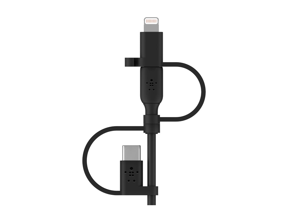 BELKIN Cable USB-A vers USB-C Lightning et MicroUSB
