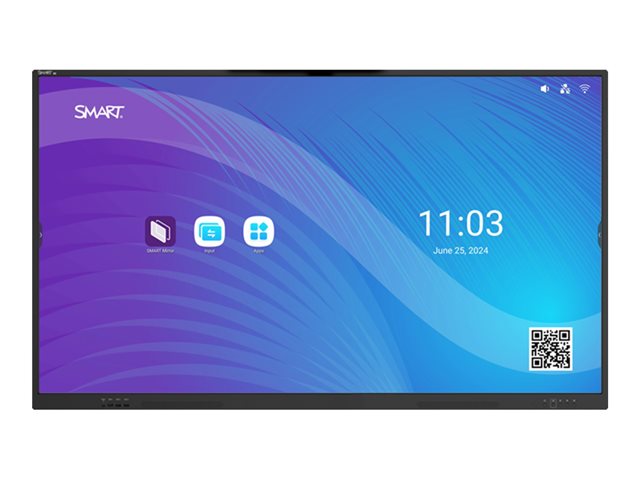 SMART Technologies ULC SMART Board NX186 86p UHD 4K LED display with screen sharing 400cd/m2 8 ms Android 13 64Go HDMI USB-C RJ45 wifi