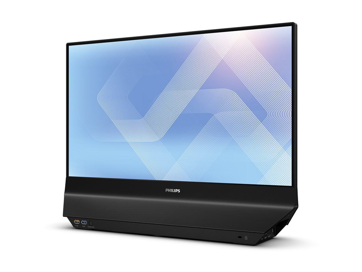 PHILIPS 24B2D5300/00 23.8p FHD 120Hz IPS Flat Fixed Swivel 180 degree DUAL-sided monitor DualView 65W TUV EyeSafe certified USB