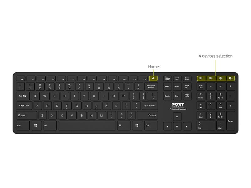 PORT DESIGNS Keyboard Office Pro Bluetooth - UK