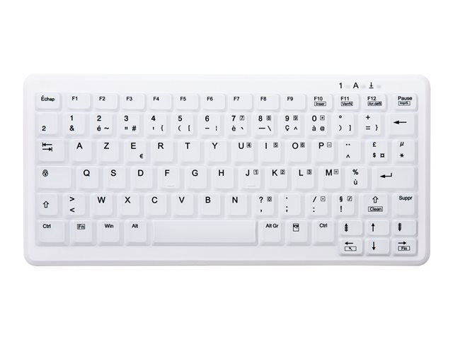 CHERRY CHERRY AK-C4110F-FU1-W/FR Wireless keyboard compact without numpad washable USB white (FR)