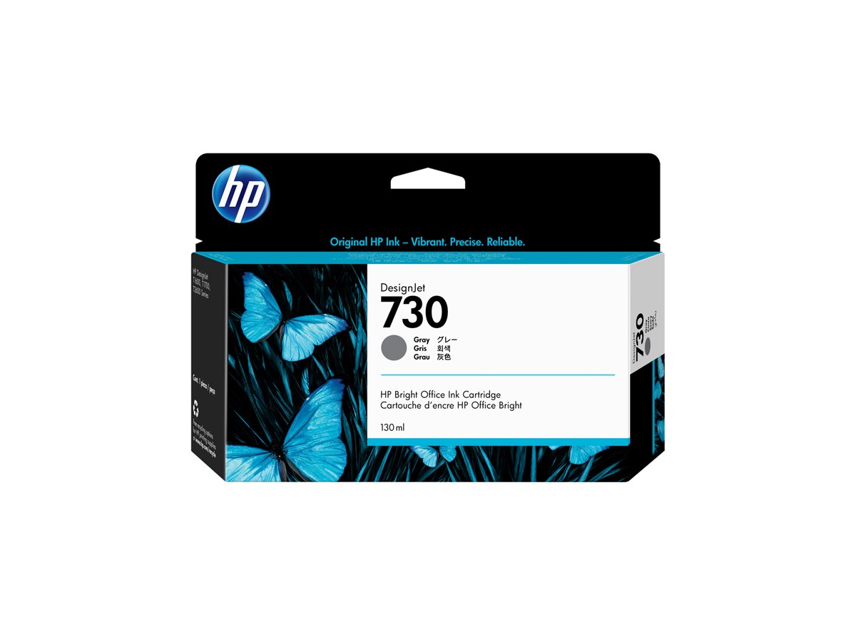 HP 730 130 ml Gray Ink Cartridge