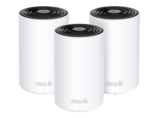 TP-LINK AXE5400 Whole Home Mesh Wi-Fi 6E System Tri-Band 574Mbps at 2.4GHz + 2402Mbps at 5GHz + 2402Mbps at 6GHz