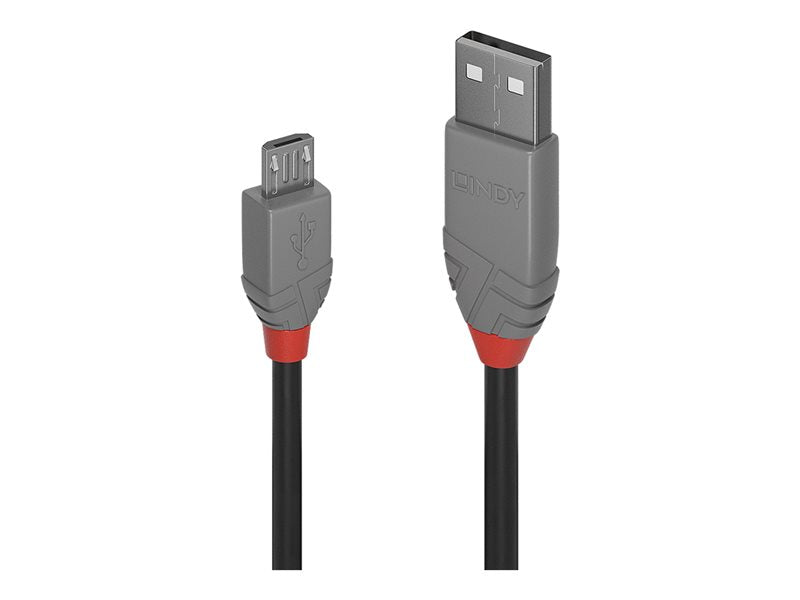 LINDY LINDY Câble USB 2.0 type A vers Micro-B Anthra Line 2m