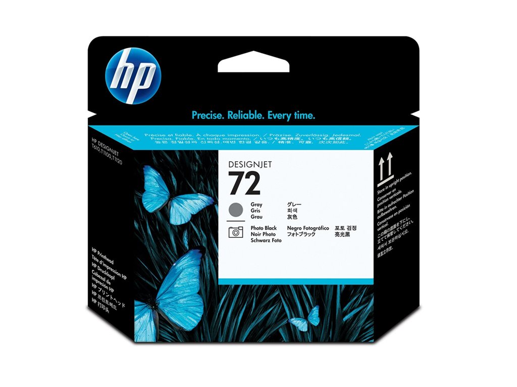 HP 72 original printhead C9380A grey and photo black standard capacity 1-pack