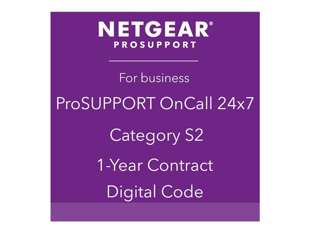 NETGEAR ONCALL 24x7 CATEGORY S2 1YR