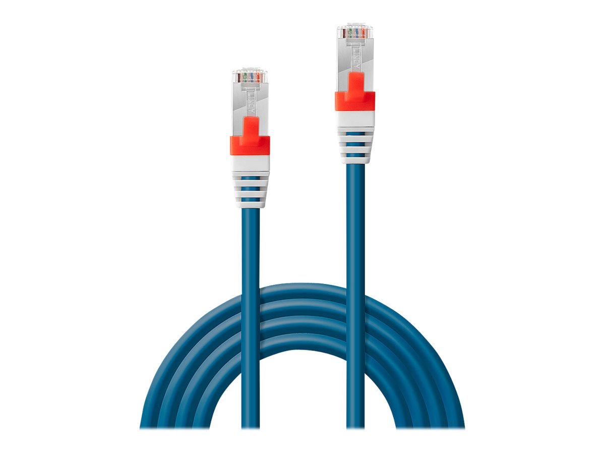 LINDY S/FTP Cat.6A Cable Blue 20m LSOH incl. Testprotocol