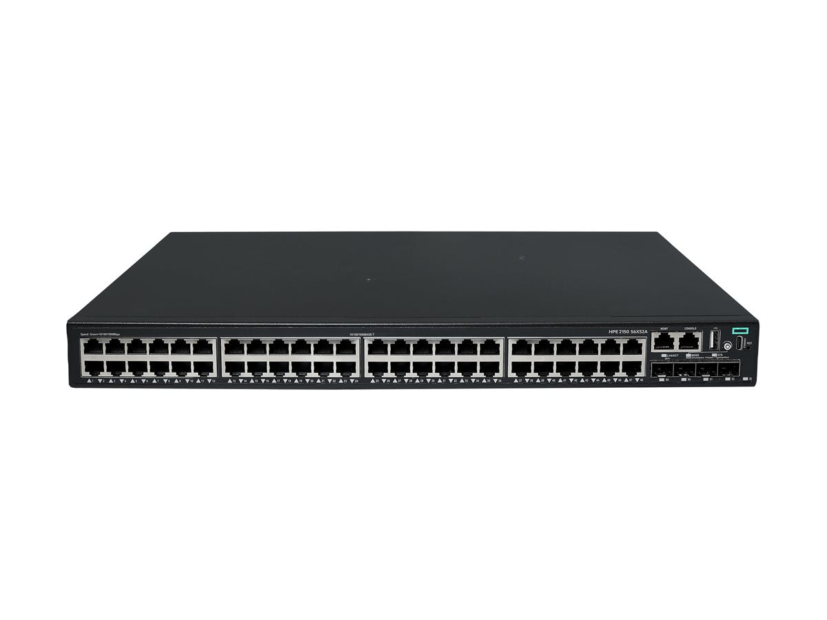 HEWLETT PACKARD ENTERPRISE HPE Networking CW 2150 48p 10M/100M/1G 4p SFP+ 1G/10G Switch EU en