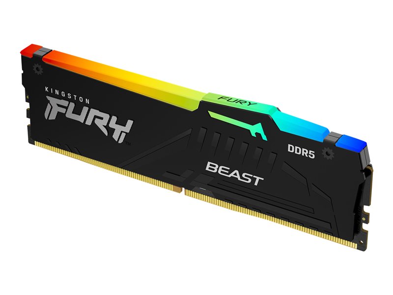 KINGSTON KINGSTON 16Go 6000MT/s DDR5 CL30 DIMM FURY Beast RGB EXPO