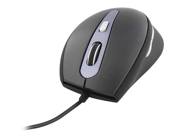 TNB Office Wired Mouse Black Ultra Comfortable Curved Shape Allowing To Perfectly Fit The Shape Of The Hand Pleasant Grip