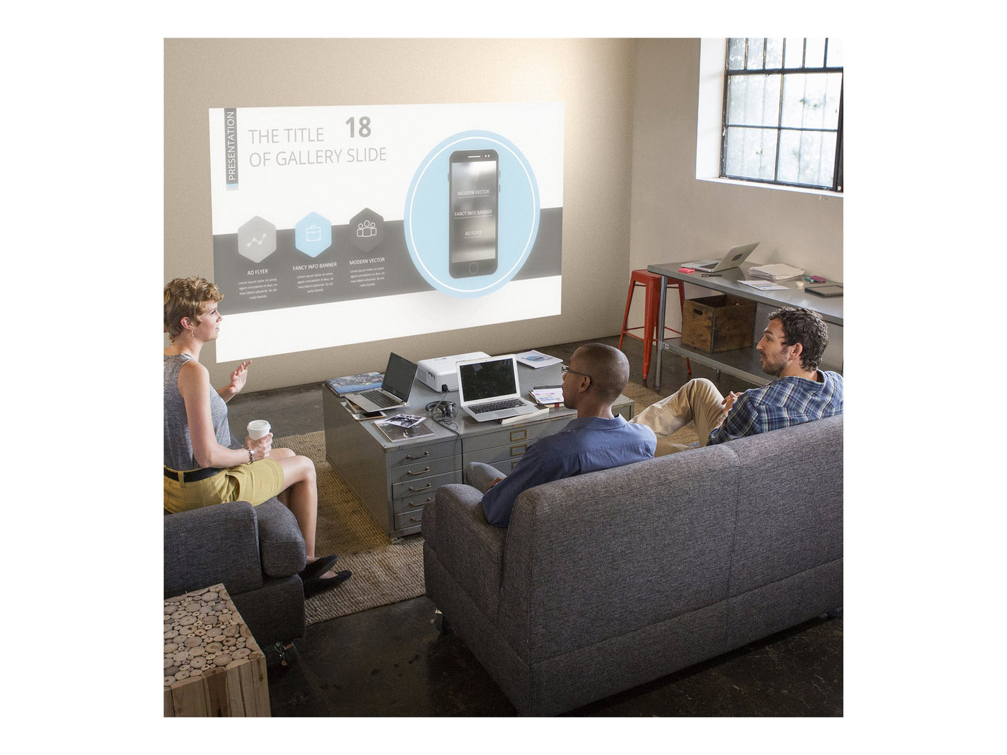 EPSON CO-W01 Projector 3LCD WXGA 3000lm