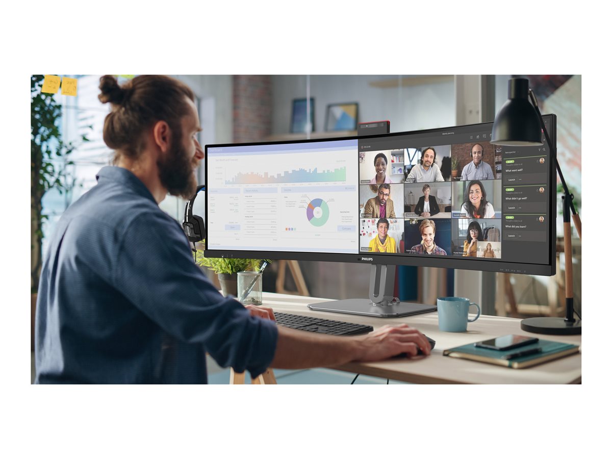 PHILIPS 49B2U6900CH/00 48.8p 5120x1440 VA Curved 1800R H/A 130mm SUPERWIDE USB-C 75Hz DP 2xHDMI USB HUB SPEAKERS