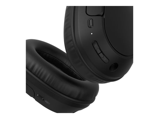 BELKIN SOUNDFORM SURROUND WIRELESS HEADPHONES BLACK