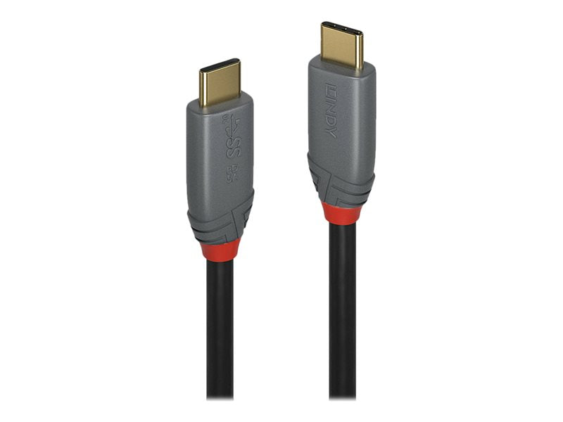 LINDY Câble USB 3.1 type C C 5A Anthra Line 1m