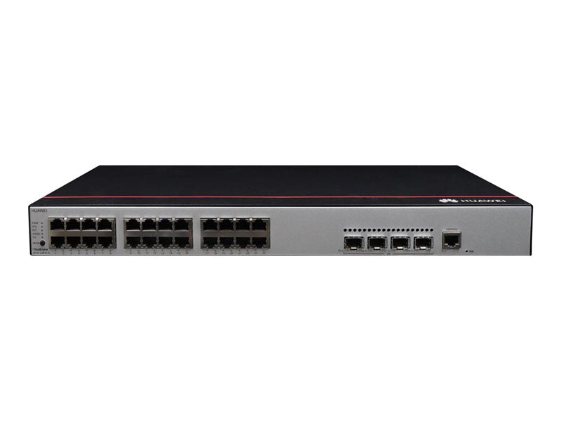 HUAWEI TECHNOLOGIES HUAWEI S5735-L24P4S-A1 24x10/100/1000BASE-T ports 4xGE SFP ports PoE+ AC power + S57XX-L Series Basic SW Per Device (P)