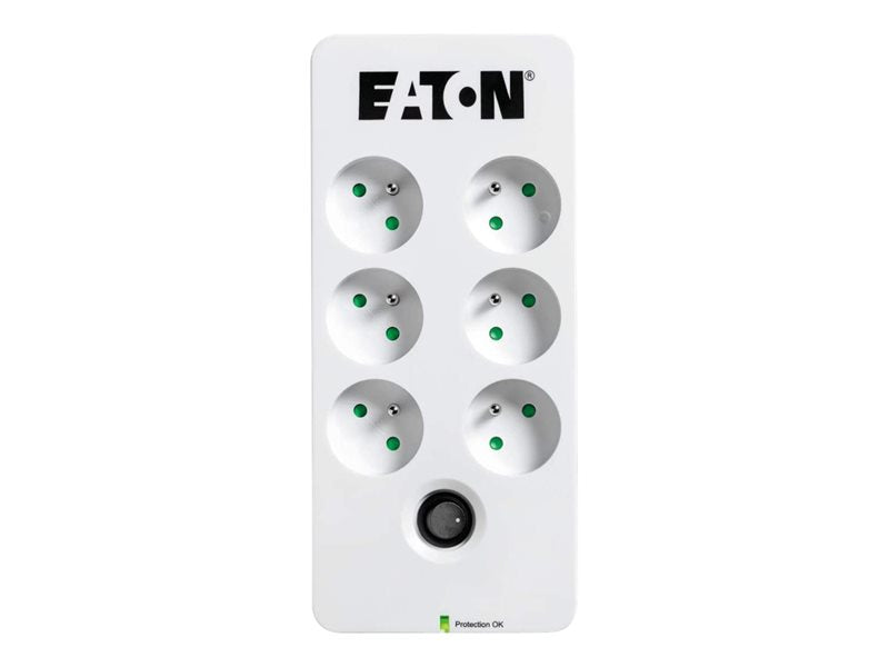 EATON Multiprises parafoudre 10A Protection Box 6 prises FR