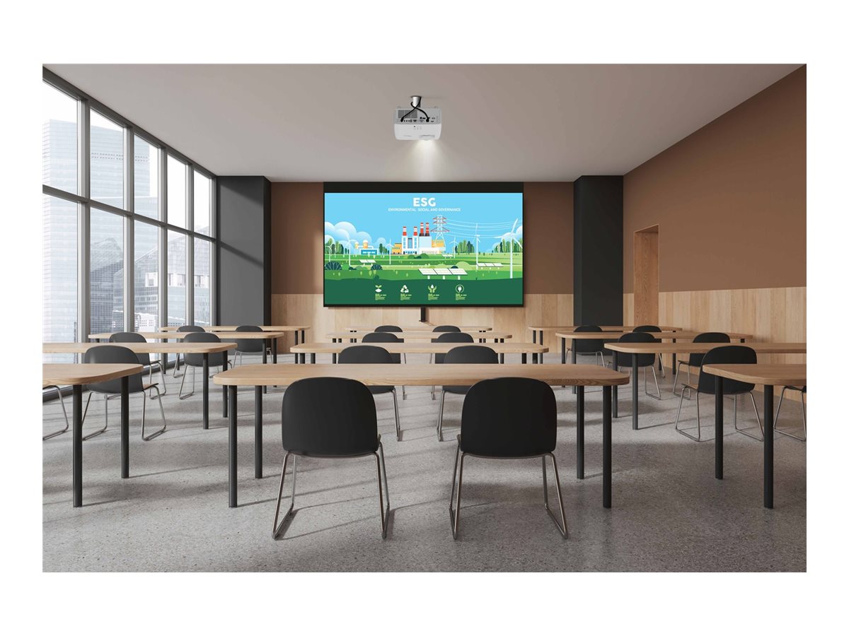 OPTOMA Vidéoprojecteur ZH361 FHD 1920x1080 4000lm LASER 300 000:1 TR 1.48:1 1.62:1 2H USB-A power 3Kg Blanc