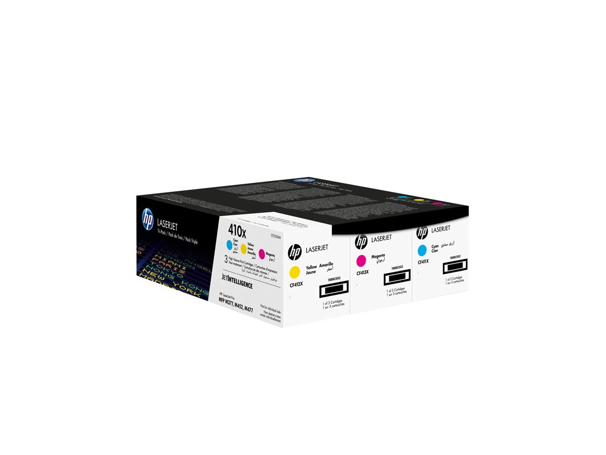 HP INC. HP 410X original LaserJet Toner cartridge CF325XM Cyaan Magenta Yellow High Yield 3-pack