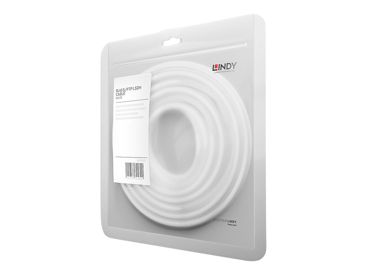 LINDY Cat.7 rawcable S/FTP PIMF LSOH white 2m