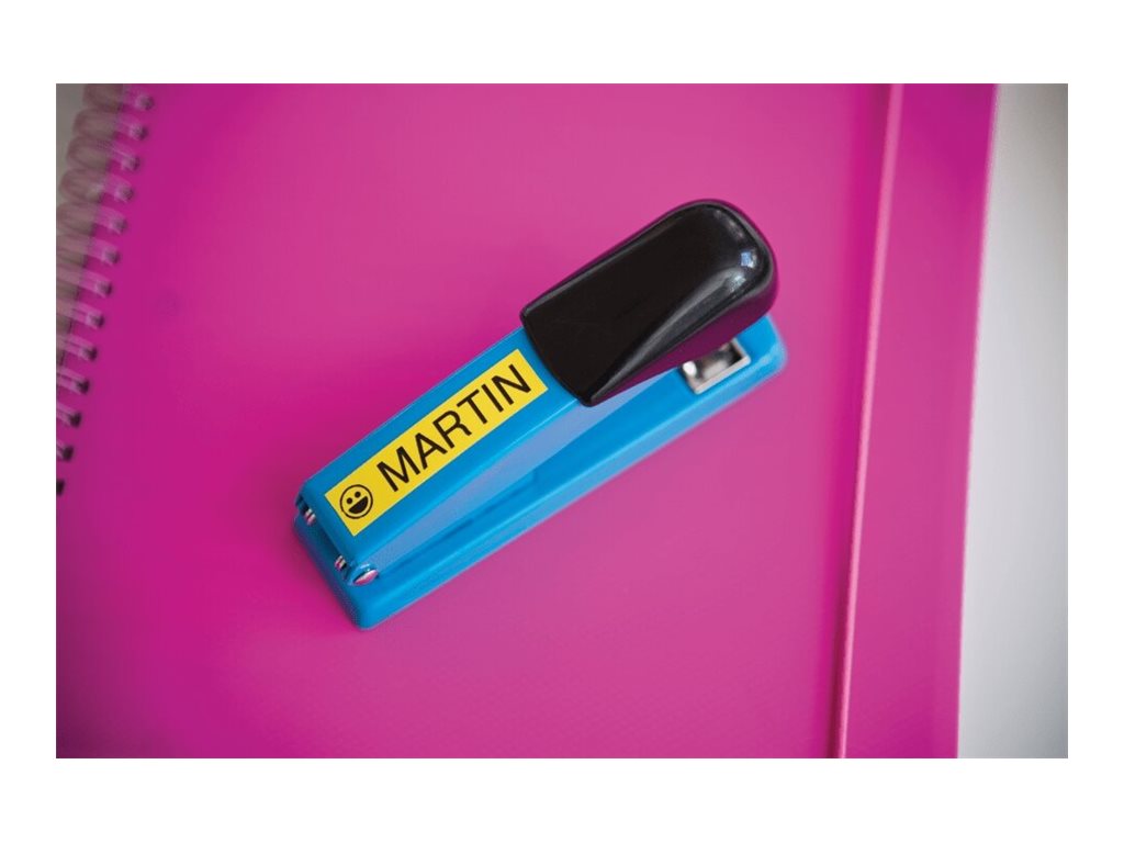 BROTHER P-TOUCH TZE-641 noir sur jaune 18mm
