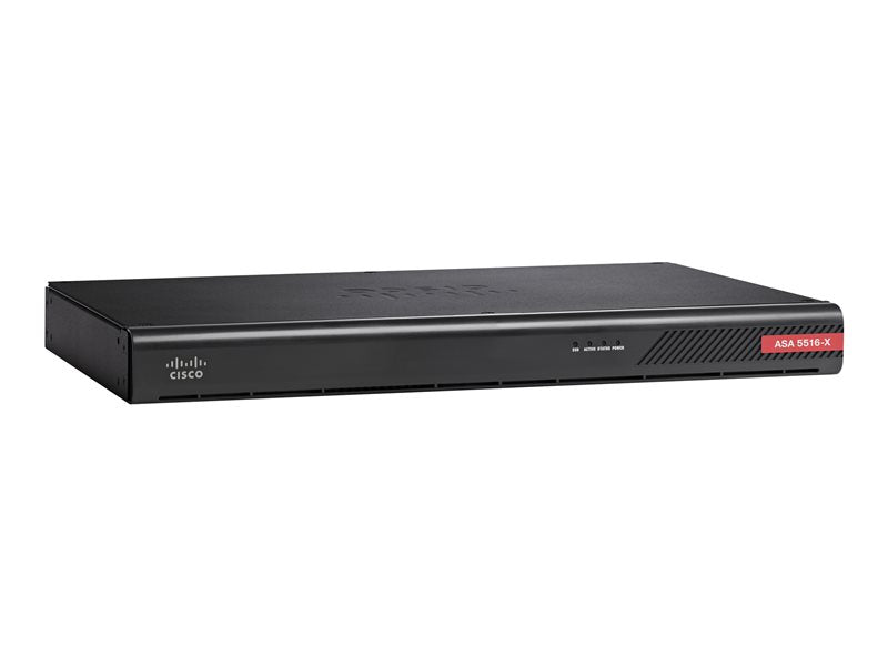 CISCO ASA5516-X with Fire PWR services 8GE AC 3DES/AES REMANUFACTURED