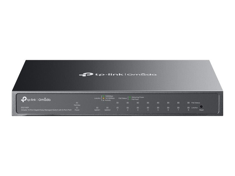 TP-LINK TP-LINK Omada 10-Port Gigabit Easy Switch with 8-Port PoE+