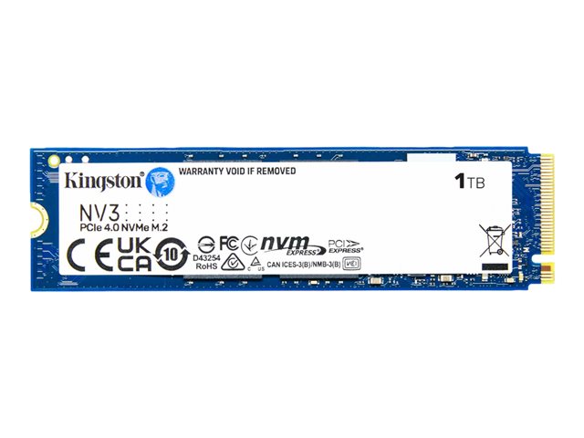KINGSTON 1000Go NV3 M.2 2280 PCIe 4.0 NVMe SSD
